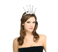 Silver Snow Queen Tiara Headband, Elegant Costume Accessory for Fancy Dress and Princess Themed Parties, One Size