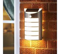 Silver Solar Security Light with Motion Sensor 26cm Marco Paul Silver One Size
