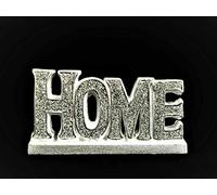 Silver Sparkle Ornament Bling Crushed Diamond Gift | CRYSTALLIZED home letter character | Handmade Craft | Crushed Diamond Display | Present Gifts for all occasion, Home Decor