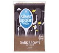 Silver Spoon Dark Brown Soft Sugar - 1 x 3kg
