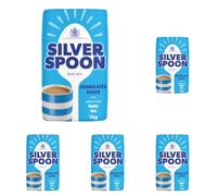 Silver Spoon Granulated Sugar - 1kg (Pack of 5)
