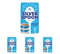 Silver Spoon Granulated Sugar, 2 kg (Pack of 4)