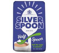 Silver Spoon Half Spoon Granulated Sugar 1kg (Pack of 2) Half the Calories - Sugar With a Touch of Sweetner