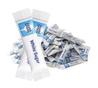 Silver Spoon White Sugar Sticks 100 Pack for Tea, Coffee & Hot Drinks