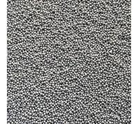 Silver Sprinkles - 100g of Edible Silver Glimmer Cake Sprinkles Toppers Decorations, 100s 1000s Mini Balls Nonpareils Christmas