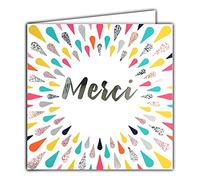 Silver Square Thank You Card