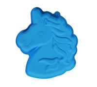 Silver-Stage Unicorn Baking Mould Unicorn Pink Cake Mould for Baking Children's Birthday Silicone Mould for Cakes Ice Cream Chocolate Bread Dessert Pudding BPA Free BPA Free Light Blue (Light Blue)