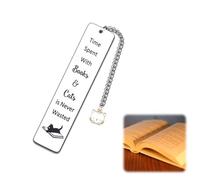 Silver Stainless Steel Kitten Bookmark, Book Marks for Women, Bookmarks for Men, Bookmarks for Kids, cat Accessories, Book Accessories, Elegant 1pcs 2.6 * 13 cm Bookmark