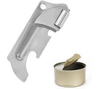 Silver Stainless Steel Military Style Can Openers, Military Style Can Openers Portable Can Opener, Can Opener Keychain, for Kitchen Travel Camping Survival Manual