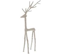 Silver Standing Stag Ornament
