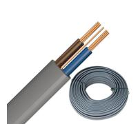 Silver Star® 6242YH Twin and Earth Cable - 2.5mm | Electrical Mains Socket Ring Wire BASEC Approved - Multiple Lengths (2m, 6 mm²)