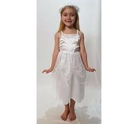 Silver Star Angel Girls Fancy Dress Nativity Costume : Child Age 4 - 6yrs Small