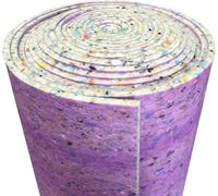 Silver Star Carpet Underlay, Polyurethane Foam, 8mm 10mm 12mm Thick, High Density, 137cm Width, Noise Reduction (12mm Thick - 15m2)