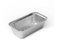 Silver Star - No.6A Aluminium Foil Food Containers with Lids | 695ml | 105x195x50mm | Oven & Freezer Safe | Heavy-Duty Takeaway Trays | Catering, Meal Prep & Storage | UK Made (1000)