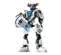(Silver) Star Warrior Soldiers Heroes Factory Bionicle Surge String Robot Figures Block Children Toys