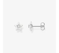 THOMAS SABO Silver Star White Cold Enamel Stud Earrings H2273-041-14
