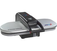 Speedypress Silver Steam Ironing Press - Mega Iron Press, 38 Power Steam Jets: 64cm x 27cm; 1,400watt + FREE Replacement Cover & Foam Underfelt (RRP £39.00)