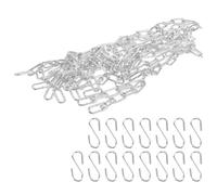 Silver Steel Basketball Net Chain Hoop Replacement for Courts