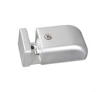 Silver Steel Sliding Door Floor Guide Roller Adjustable Wall Mount Bottom Stay For Barn Wooden Metal Automatic Doors Easy Installation No Drilling Needed Kit