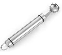 Silver Stems Remover for Pineapple Strawberry Tomato Cherry Stainless Steel Tomato Corer Strawberry Huller Stem Remover Fruit Leaf Kitchen Utensils and Gadgets