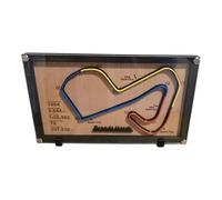 Silver-Stone Grand Prix Circuit Art - Formula 1 Track Layout - Motorsport Memorabilia - 3D Wooden Display for F1 Fans, Man Cave (Brands Hatch)