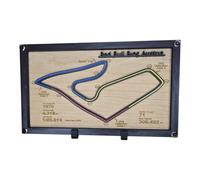 Silver-Stone Grand Prix Circuit Art - Formula 1 Track Layout - Motorsport Memorabilia - 3D Wooden Display for F1 Fans, Man Cave (Spielberg Austria)