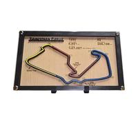 Silver-stone Race Track Wall Art - 3D Circuit Layout Display | Laser Cut Motorsport Memorabilia | F1 Track for Racing Fans