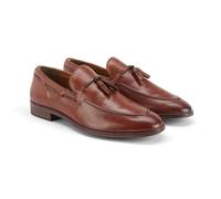 Silver Street London Ashford Premium Leather Loafers Shoes for Men Lightweight Slip On Smart Formal Men's Loafers & Moccasins Comfortable Padded Mens Slip On Shoes, Tan, UK 10