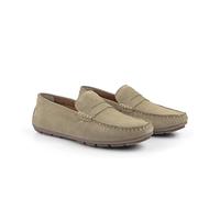 Silver Street London Bari Premium Suede Driving Loafers Shoes for Men Extra Padded Breathable Mens Casual Shoes Comfortable Moccasins Slip On Men Flats, Taupe, UK 10