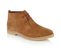 Silver Street London Barnaby Mens Suede Chukka Boots Extra Padded Comfortable Casual Mens Boots, Tan Brown-11