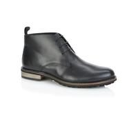 Silver Street London Men's Ludgate Leather Fashionable Chukka Boot, Black, 9