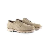 Beckenham Suede Apron Front Casual Shoes Silver Street London Beige 9