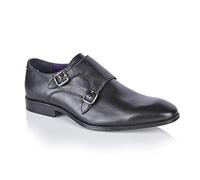 Silver Street London Bourne Leather Monk Shoes