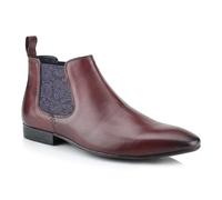 Silver Street London Men's Carnaby Chelsea Boot, Wine, 9 UK