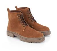 Silver Street London Men's Greenwich Suede Ankle Lace up Boot, Tan, 7