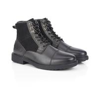 Silver Street London Men's Greyfriars Leather Casual Lace-up Boot, Black, 10
