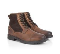 Silver Street London Men's Greyfriars Leather Casual Lace-up Boot, Brown, 10