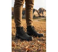 Silver Street London Men's Greyfriars Premium Leather Lace Up Boots in Black | Size: 10 Silver Street London Black 10