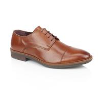 Silver Street London Men's Leather Fashionable Formal Derby Shoes in Sizes 7 to 12 (Rufus Tan, 9 UK, Numeric_9)