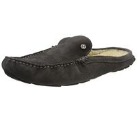 Silver Street London Mens Slipper Mule - Walbrook Grey Size 10
