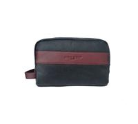 Silver Street London Men's Walter Leather Washbag in Wine Silver Street London Wine One Size