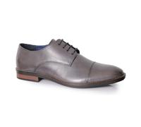Silver Street London RUFUS Mens Derby Shoes Grey - UK 11
