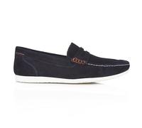 Silver Street London Stanhope Mens Casual Suede Slip on Loafers Sizes 7-12 (7 UK, Navy Blue)