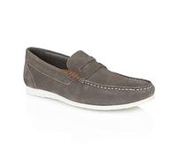 Silver Street London Stanhope Mens Casual Suede Slip on Loafers Sizes 7-12 (9 UK, Grey)