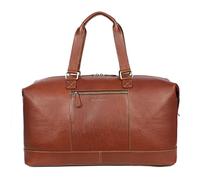 Silver Street London Walter Premium Leather Overnight Bag with Adjustable and Detachable Shoulder Strap Travel Bag Holdall Bag Duffel Bags for Men, Black, 23l