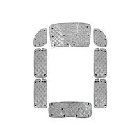 Silver Sunshade For Nissan For Elgrand For E51 4 Layers Heat Insulation Structure Specific Coldproof Heatproof Car Sunshade