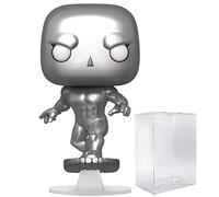 Silver Surfer: Funk o Pop! Vinyl Figure Bundle with 1 Compatible 'ToysDiva' Graphic Protector (563 - 44992 - B)