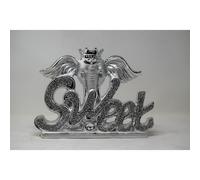 Silver Sweet with elephant home decoration|Handmade Craft