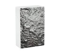 Silver Texture Cigarette Case Anti-Squeezing Waterproof Cigarette Packing Box with Lightweight Pocket Cigarette Storage Case for Men Women Gifts
