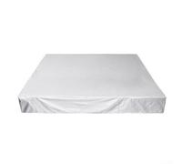 Silver Thermal Insulation Spa Cover Replacement With Install Door And Stainless Steel D-lockers For Square Protection Against Sun Rain And Debris 200x200x85cm Size Option One(240 * 240 * 85cm)